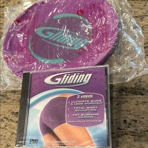 New Unopened Gliding Discs with Workout DVD